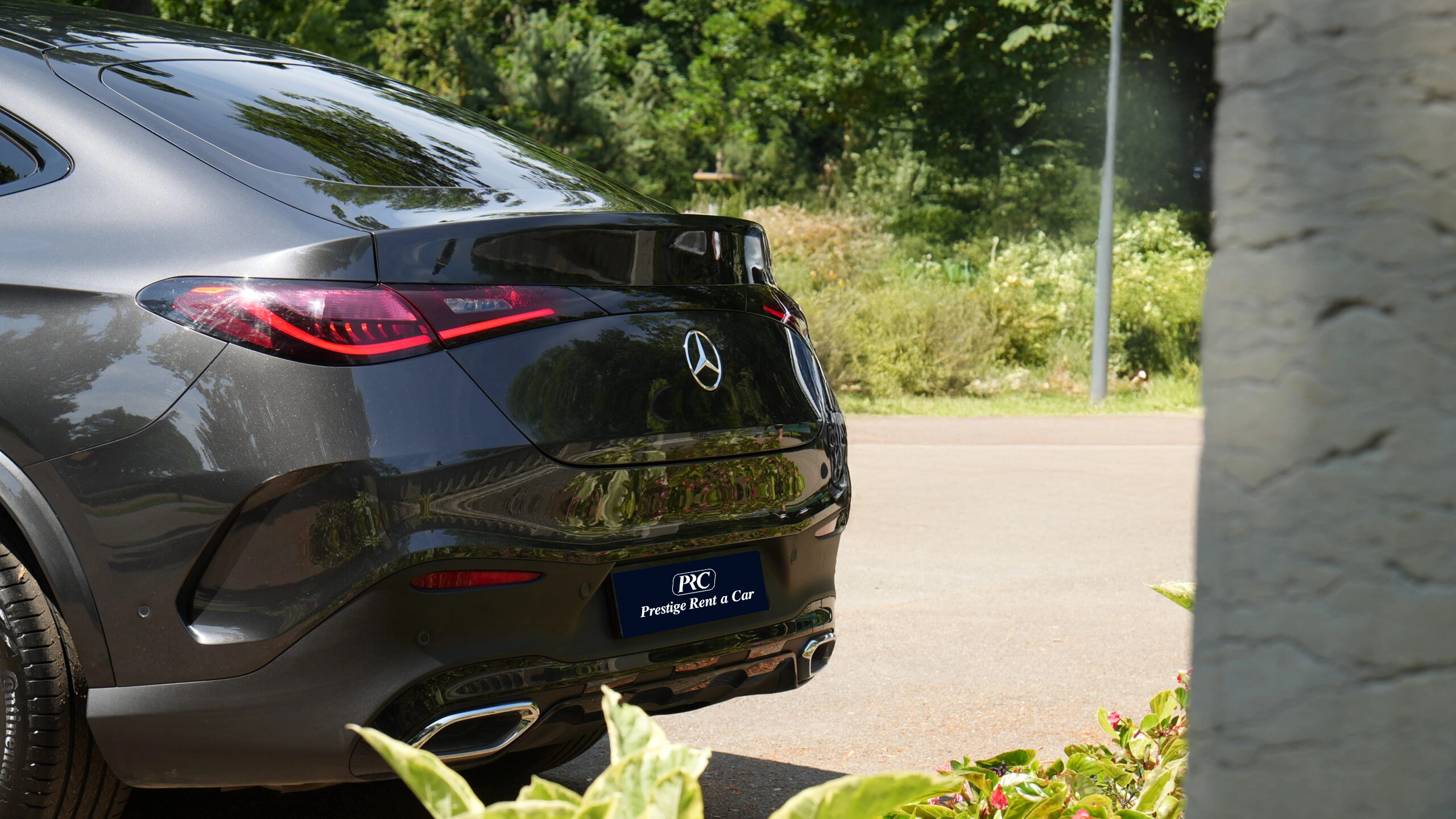 PRC-Mercedes-GLC-220-d-Coupé-AMG-Line-Rear-Left PRC-Mercedes-GLC-220-d Rear